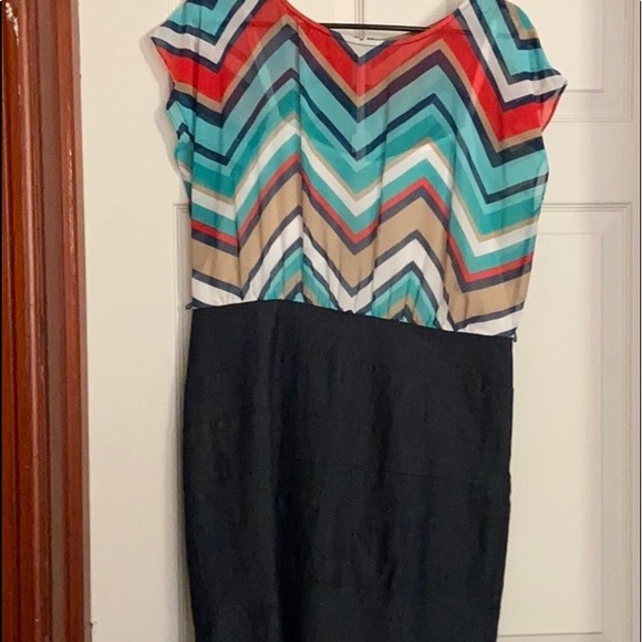 Dressbarn one-piece denim dress - Picture 1 of 8